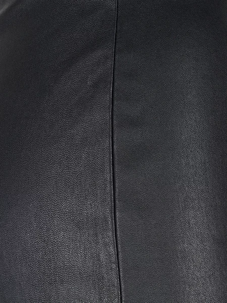 Pantaloni Stouls din piele negru