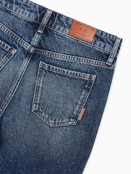 Джинсовые шорты Armani Exchange синие