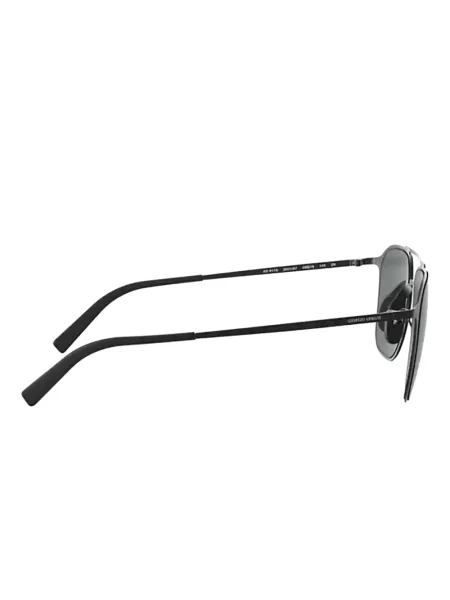 Ochelari de soare pătrați Giorgio Armani negru