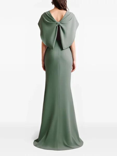 Rochie maxi Gemy Maalouf drapată de costum verde