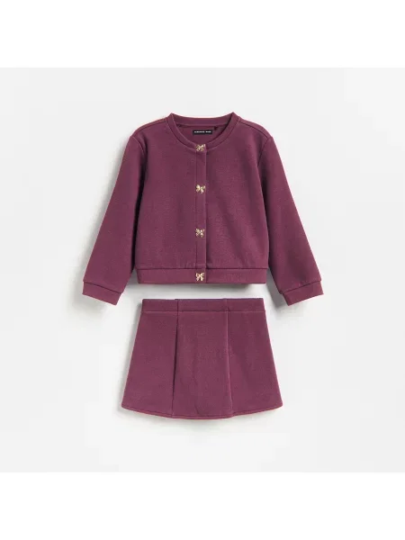 Reserved BABIES` JOGGING TOP & SHORTS gesztenyebarna