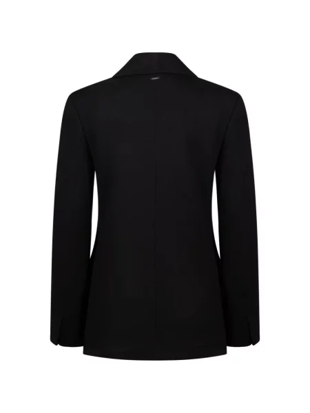 Sacou 's Max Mara cu două rânduri de nasturi negru