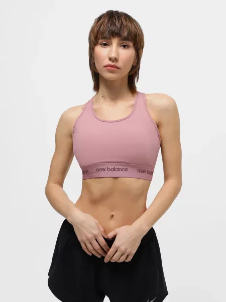 Топ спортивний New Balance Pace бузковий поліестер/спандекс