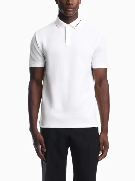 Поло Emporio Armani білий
