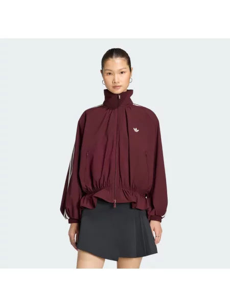 LUŹNA BLUZA DRESOWA OVERSIZE czerwona