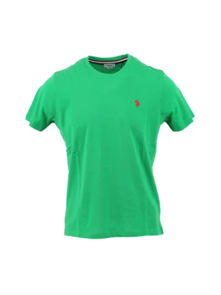 Koszulka polo U.s Polo Assn. z logo zielona