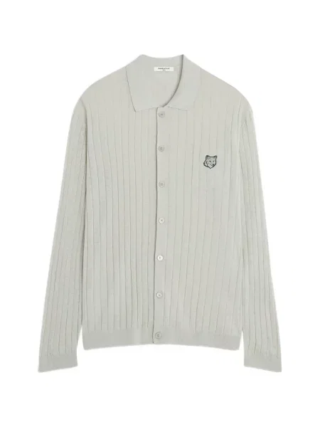 Cardigan Maison Kitsune cu nervuri