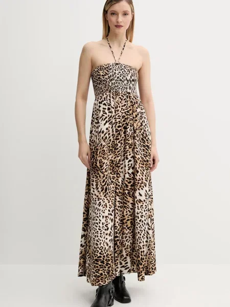 Gestuz Sukienka Gzgeopa beige żółta