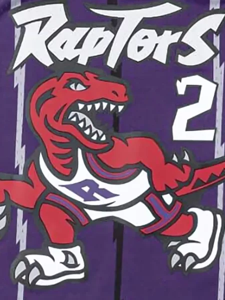 Marškiniai Mitchell & Ness apvaliu kaklu violetinė