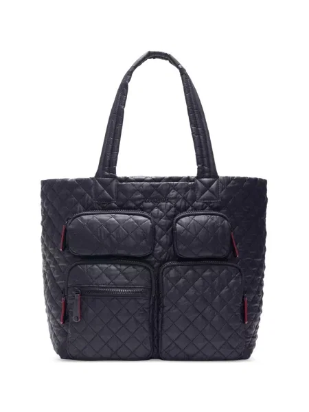 Matlasat geantă shopper Mz Wallace negru