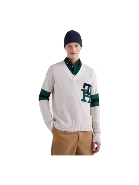 Sweter Tommy Hilfiger beżowy