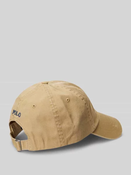 Polo Ralph Lauren czapka z daszkiem beżowy gładka brązowa