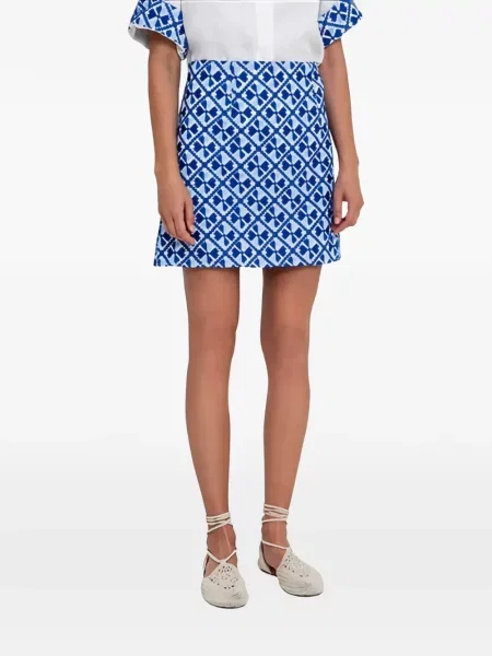 Mini fusta mini Greek Archaic Kori mini albastru