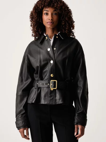 Marciano by Guess jachetă pentru femei din piele ZAIRA negru