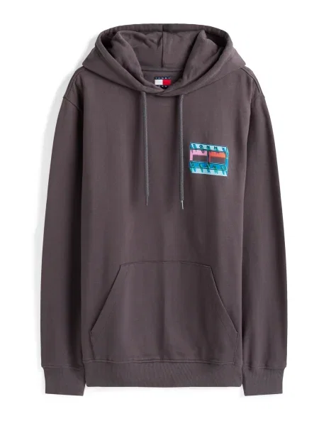 Mikina Tommy Jeans sivá