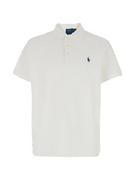 Bluza z kapturem Polo Ralph Lauren skórzana na sprzączkę biała