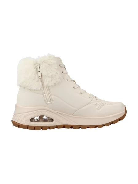 Botki Skechers beżowe
