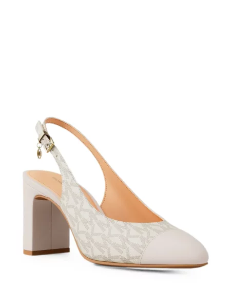 Pantofi cu toc Michael Kors cu imagine alb