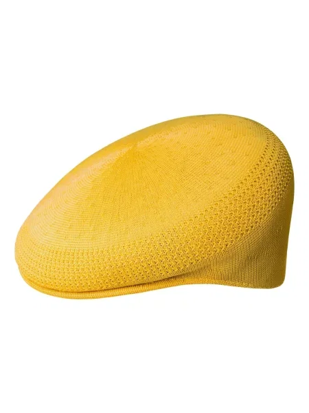 Czapka z daszkiem Kangol w tropikalny nadruk żółta