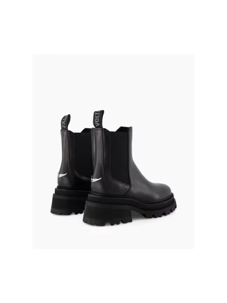 Botki Zadig & Voltaire skórzane czarne