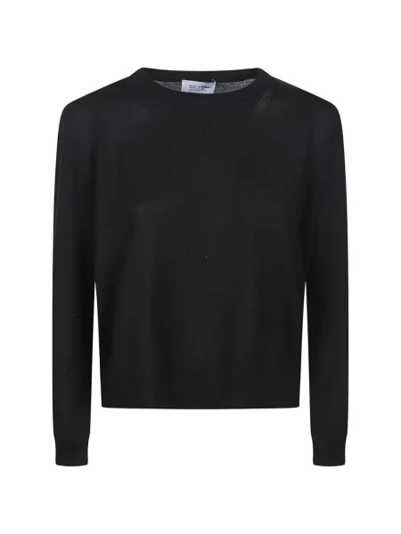 Pulover Beyou cu decolteu rotund negru