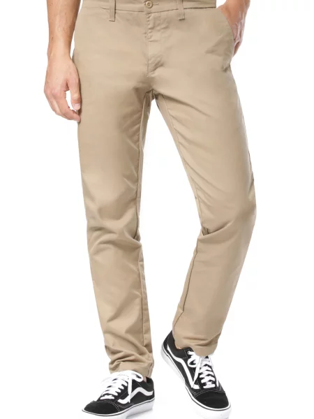 Carhartt WIP Chino kalhoty Sid světle hnědá