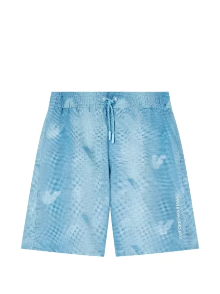 Szorty dziecięce Emporio Armani niebieskie