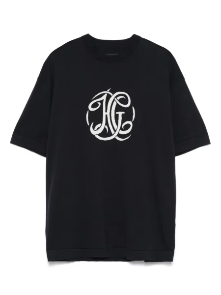 Tricou Givenchy din jacard albastru
