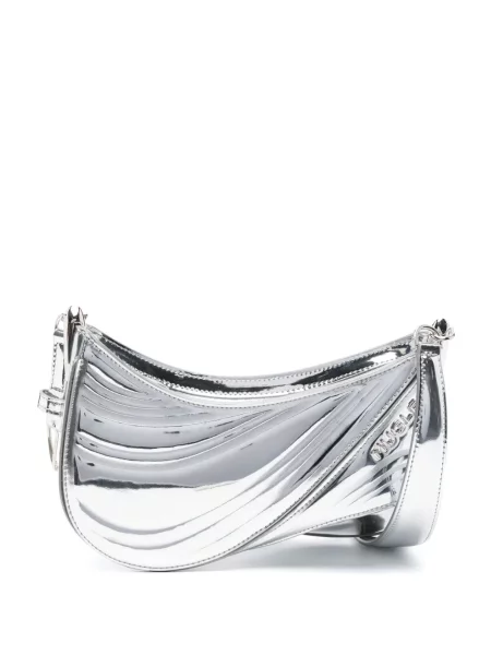 Geanta crossbody Mugler argintiu