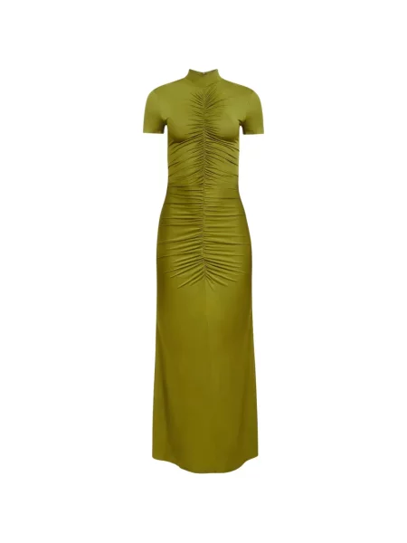 Sukienka midi Toccin garniturowa zielona