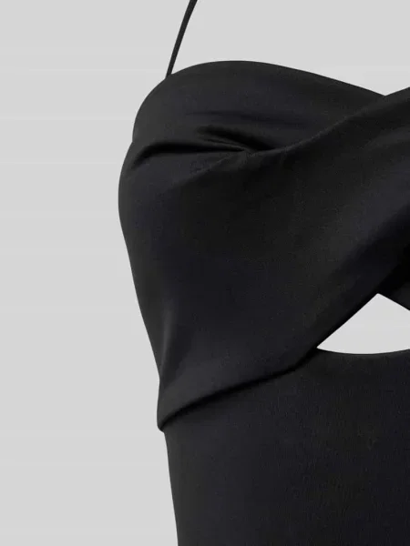 Kostium kąpielowy z wiązaniem na szyi Calvin Klein Underwear czarny