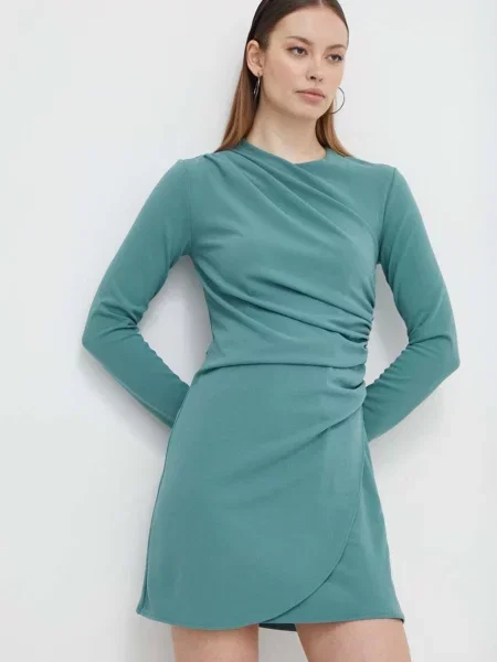 Obleka Abercrombie & Fitch zelena