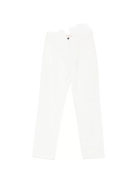 Pantaloni The Row alb