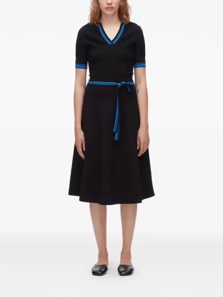 Rochie midi 3.1 Phillip Lim până la genunchi de costum negru