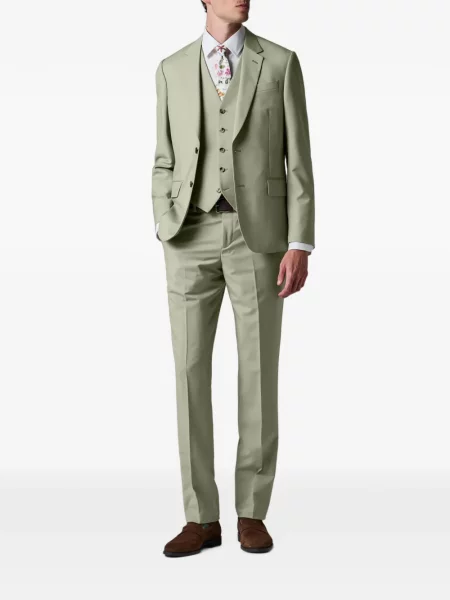 Pantaloni Paul Smith de lână verde