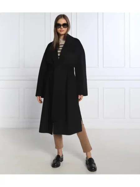 Trenci Boss Black de lână negru