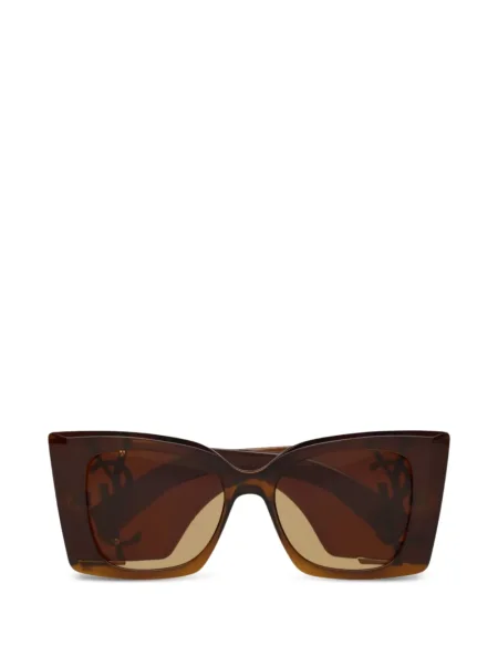 Sunčane naočale Saint Laurent s autogramom smeđa