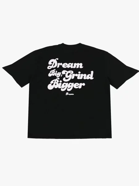 Dropsize Póló Dream And Grind fekete fehér