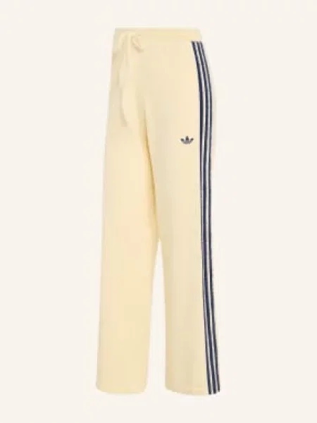 Adidas Originals Pletené Kalhoty Knit Firebird režná / tmavě modrá