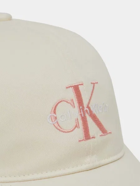 Кепка Calvin Klein с вышивкой розовая
