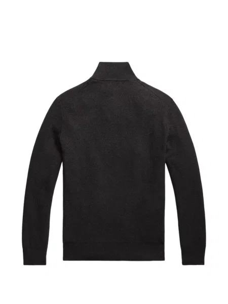 Tricou polo Polo Ralph Lauren cu glugă cu blană cu broderie roșu