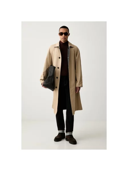 Jeansy straight leg Trussardi niebieskie