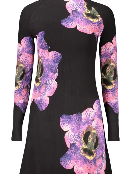 Mini haljina Desigual crna