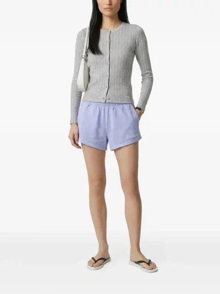 Шорти Sporty & Rich с принт синьо