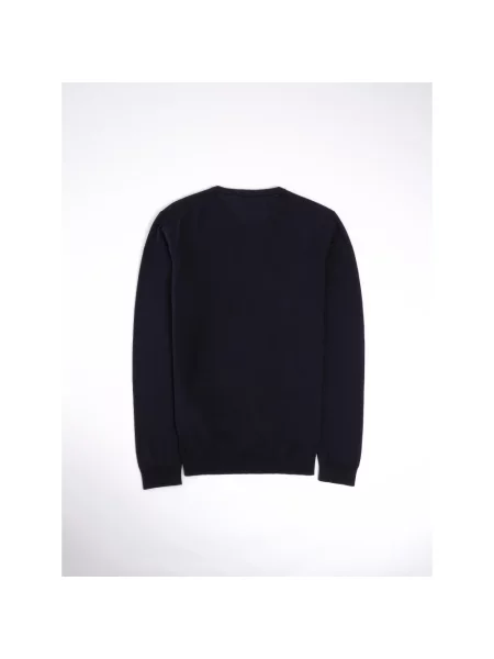 Dzianinowy sweter Roberto Collina niebieski