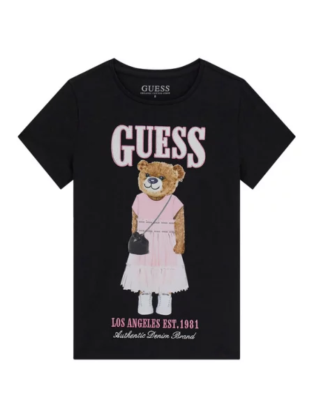 Guess Marškinėliai juoda