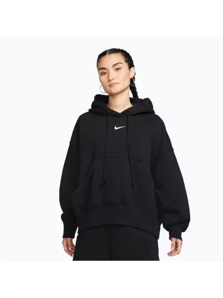 Bluza Nike Sportswear Phoenix Fleece Oversized black/sail czarny