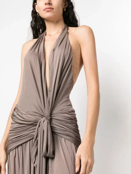 Φόρεμα Blumarine λαιμό καπίστρι ανοιχτή πλάτη