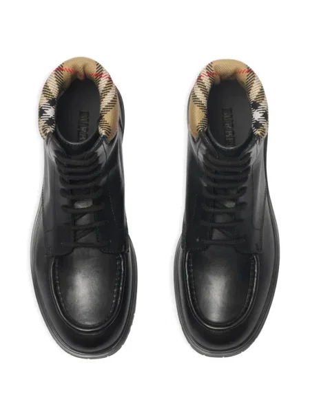Botine Burberry din piele maro
