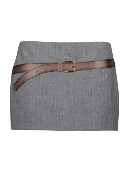 Mała mały spódnica mini Prada szara